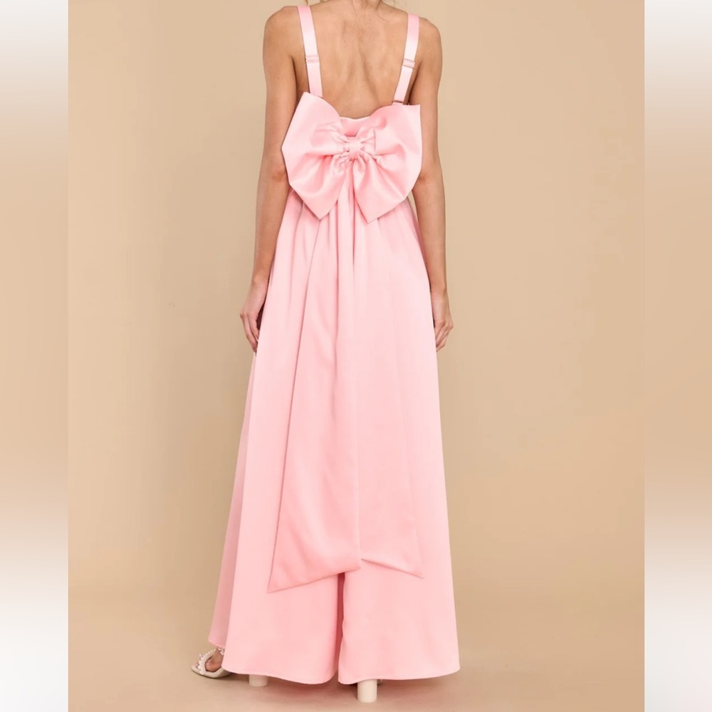 Bow back dress